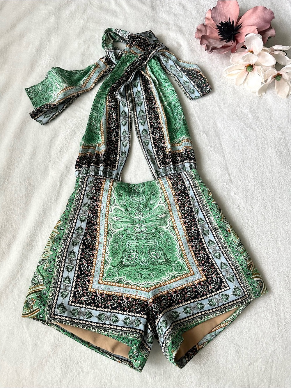 BRONX AND BANCO Bedouin Romper Green